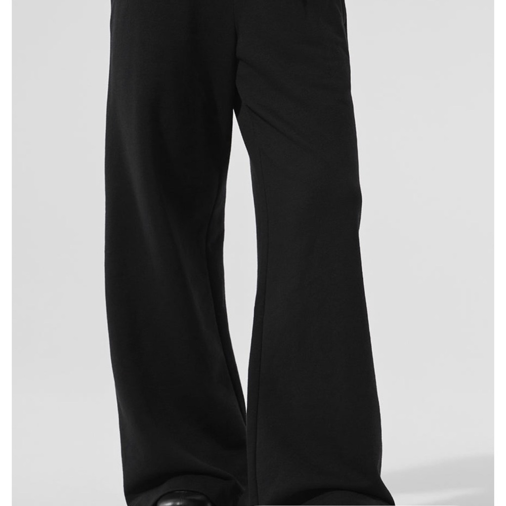 ALO Yoga Black wide leg serenity  Pant - Picture 8 of 8
